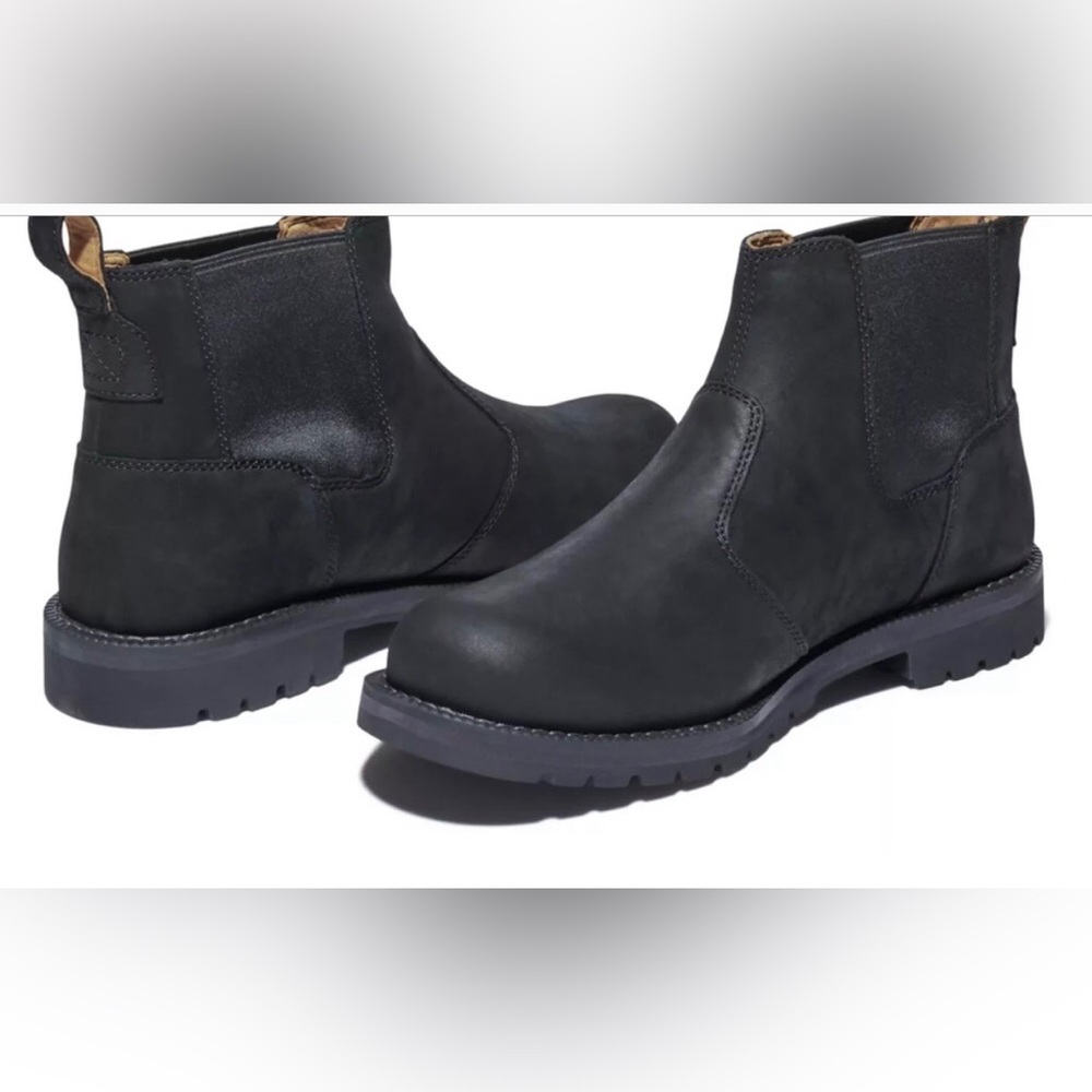 Timberland Black Leather Chelsea Boots
